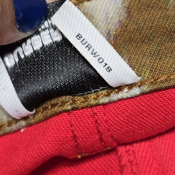 Burberry Runway Fawn Print Two-tone Slim Fit Pants, Sz W 26, Pre-owned - Picture 8 of 16